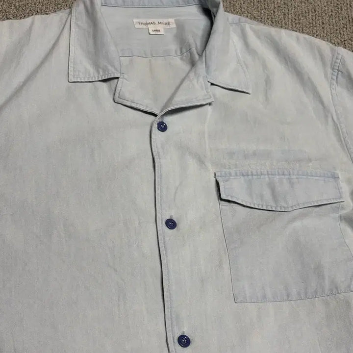 [SOLD OUT] 토마스모어 연청데님 셔츠 L사이즈