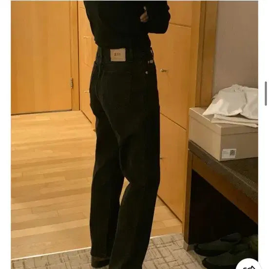 [BUNJANG] February11 Black Denim Jeans / 도매브랜드 페브러리11 블랙진 s