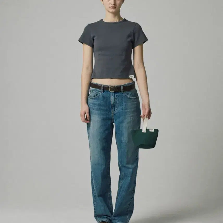 [BUNJANG] Glowny 93 Mid-Rise Loose Fit Jeans (Blue) S / 글로니 93 MID-RISE LOOSE FIT JEANS (BLUE) S