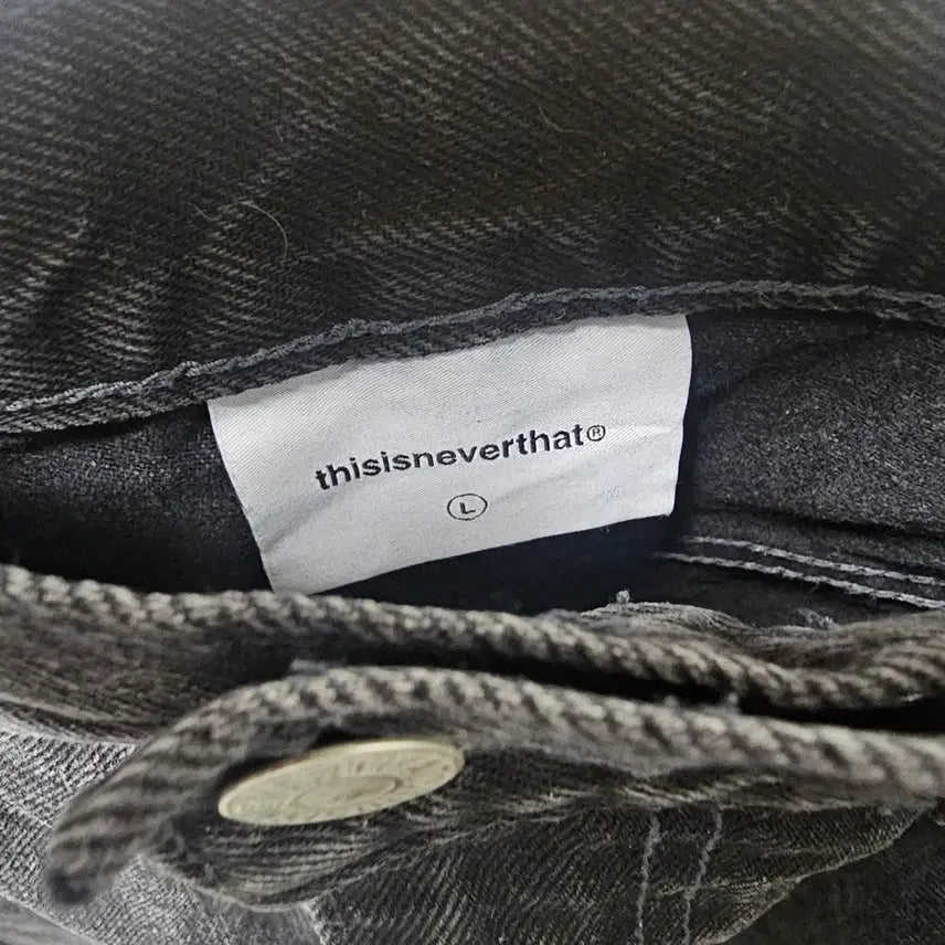 [BUNJANG] thisisneverthat Relaxed Jeans Black / 디스이즈네버댓 Relaxed Jeans Black