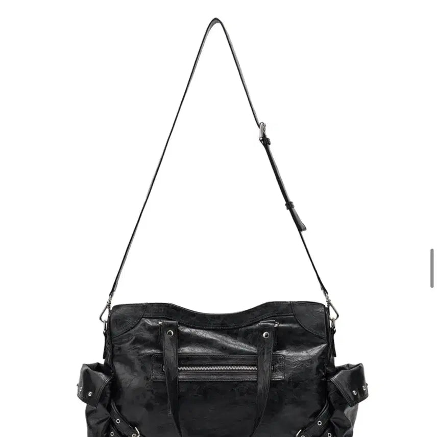 [BUNJANG] Dainit Black Studded Big Bag / 다이닛