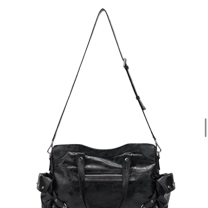 [BUNJANG] Dainit Black Studded Big Bag / 다이닛