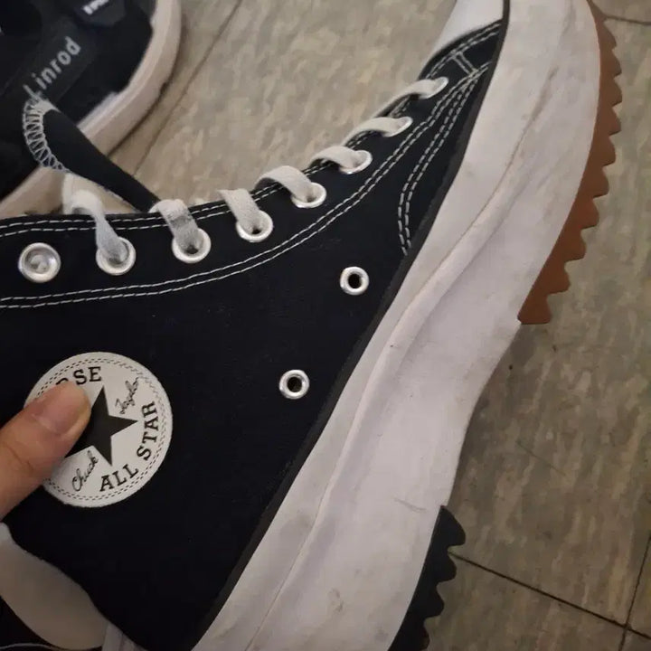 [BUNJANG] Converse Run Star Hike Black High Sneakers 265 / 컨버스 런스타 하이크 블랙 하이 스니커즈 265 커트 코베인