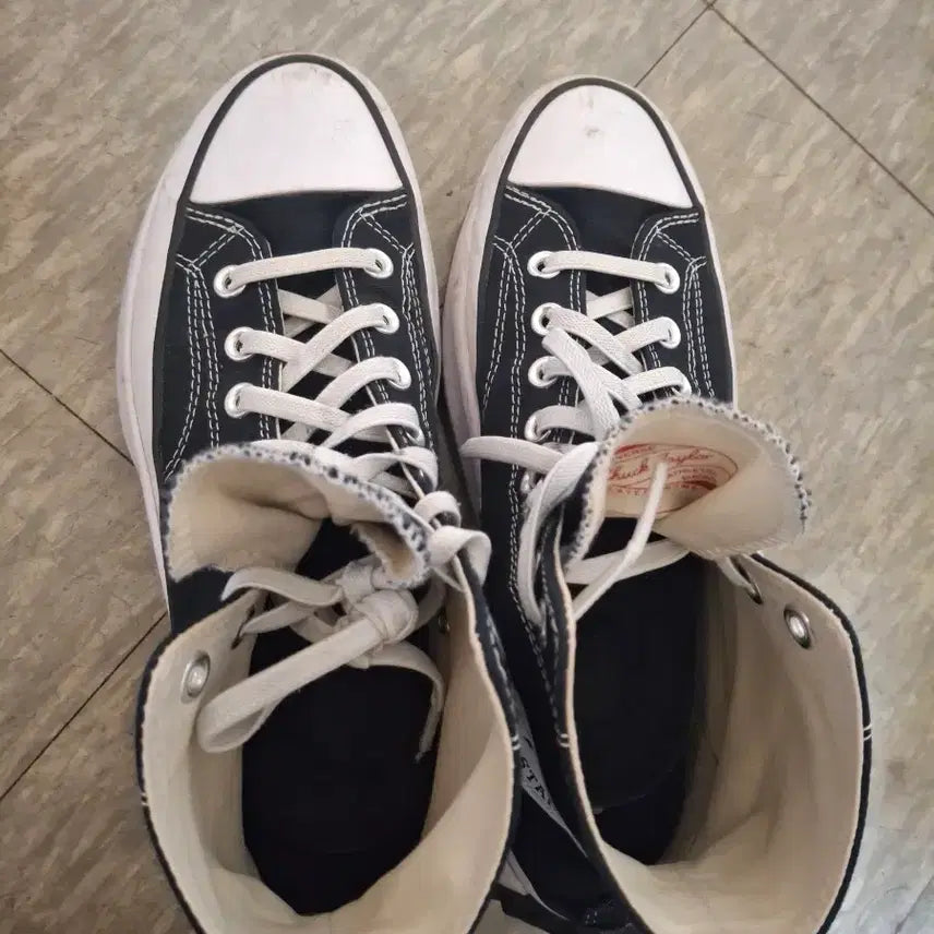 [BUNJANG] Converse Run Star Hike Black High Sneakers 265 / 컨버스 런스타 하이크 블랙 하이 스니커즈 265 커트 코베인