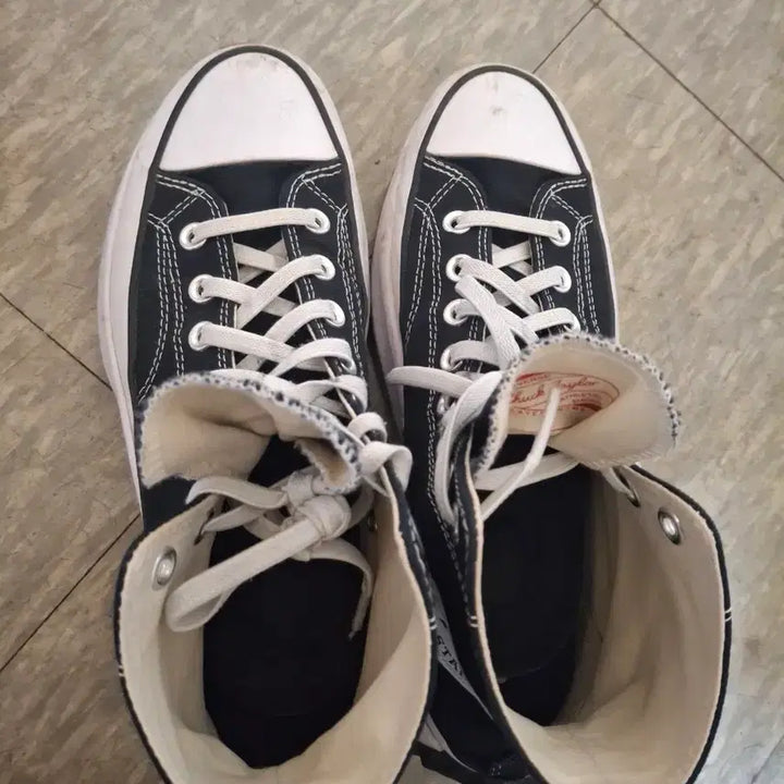 [BUNJANG] Converse Run Star Hike Black High Sneakers 265 / 컨버스 런스타 하이크 블랙 하이 스니커즈 265 커트 코베인