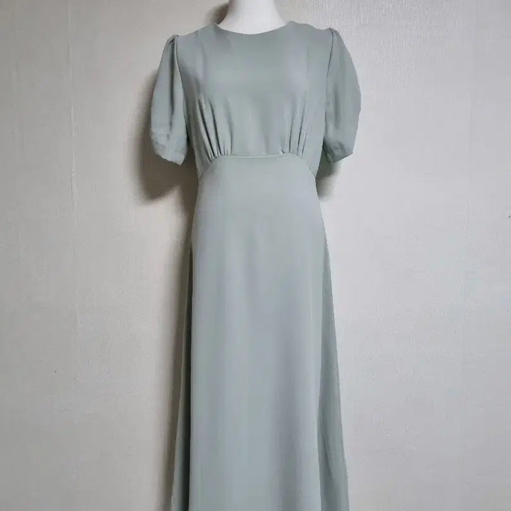 [SOLD OUT] L68 민트셔링소매롱원피스