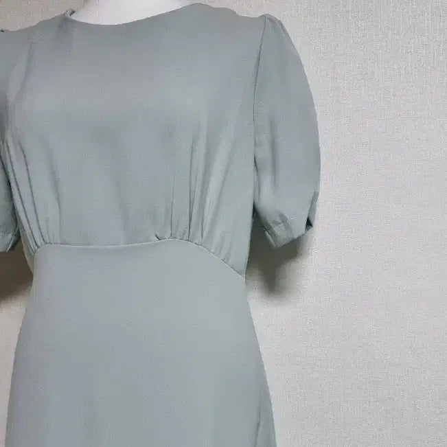 [SOLD OUT] L68 민트셔링소매롱원피스