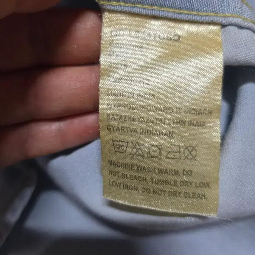 [BUNJANG] Lee Light Wash Denim Western Shirt / Lee 라이트 워싱 데님 웨스턴 셔츠