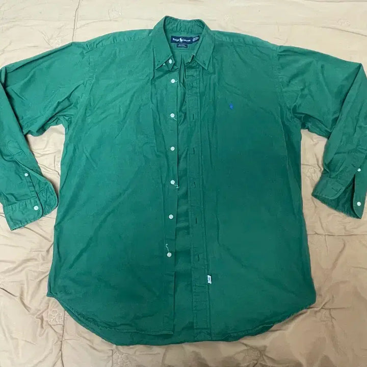[BUNJANG] Polo Ralph Lauren Vintage Green Shirt / 빈티지 폴로 셔츠 판매 (폴로 랄프로렌)