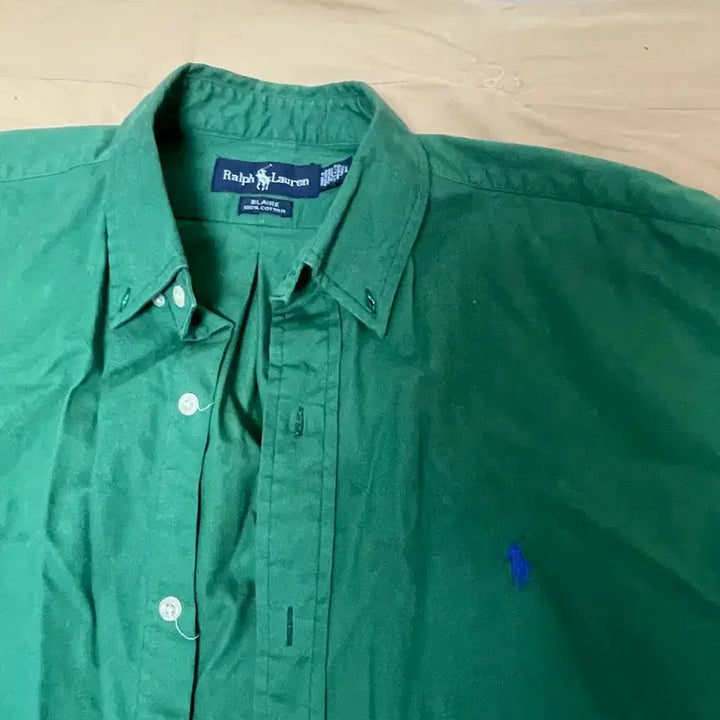 [BUNJANG] Polo Ralph Lauren Vintage Green Shirt / 빈티지 폴로 셔츠 판매 (폴로 랄프로렌)