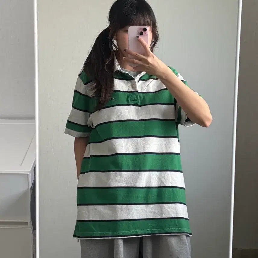 [BUNJANG] Tommy Hilfiger Classic Fit Polo Shirt / 무배)타미힐피거 카라티 M 클래식핏