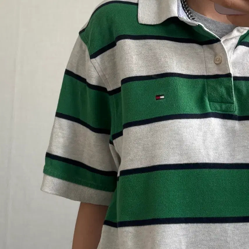 [BUNJANG] Tommy Hilfiger Classic Fit Polo Shirt / 무배)타미힐피거 카라티 M 클래식핏