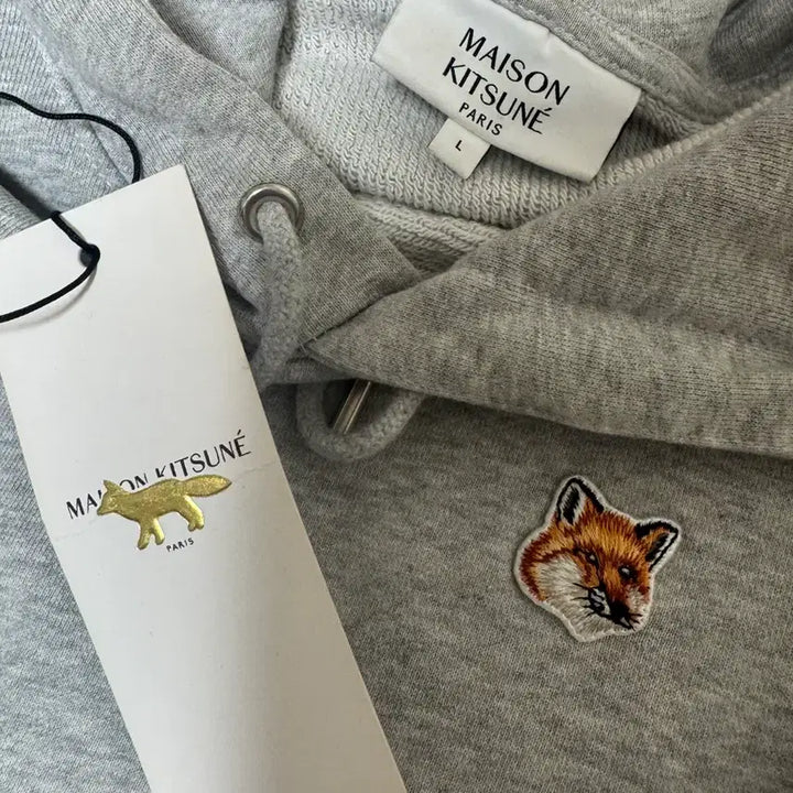 [BUNJANG] Maison Kitsune Fox Hooded Sweatshirt / 메종키츠네 후드티L