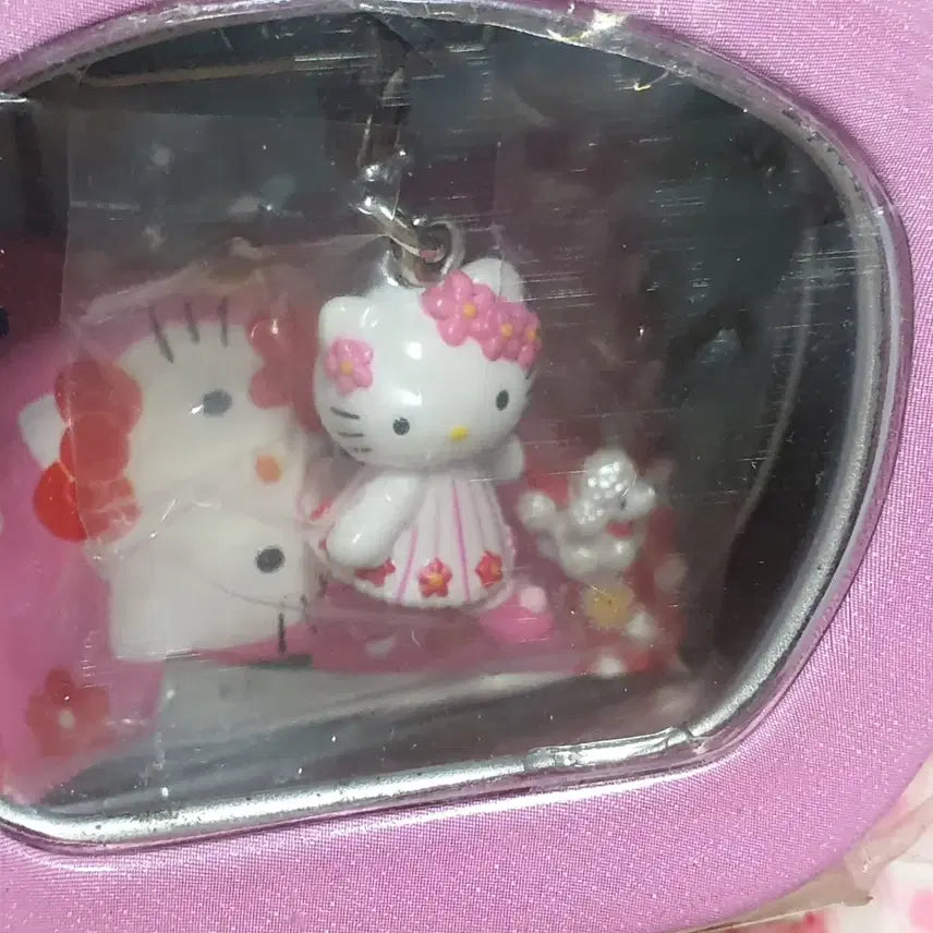 [BUNJANG] Kitty Puppy Walking Strap Tin Case / 고전 키티 강아지 산책 스트랩 틴케이스