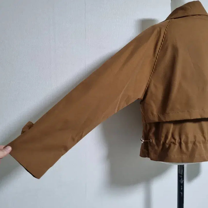 [BUNJANG] J11 Brown Double-Button Short Jacket / J11 스트링 브라운 더블 버튼 숏 자켓