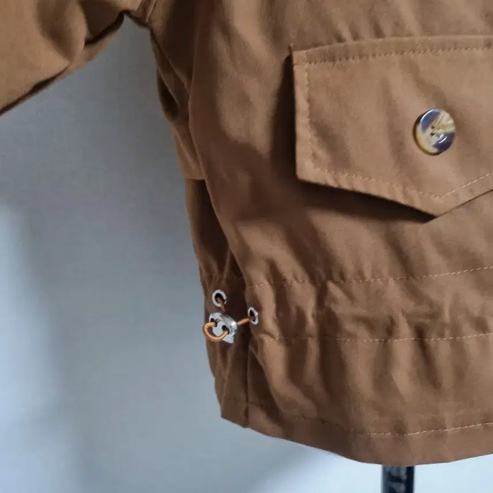 [BUNJANG] J11 Brown Double-Button Short Jacket / J11 스트링 브라운 더블 버튼 숏 자켓