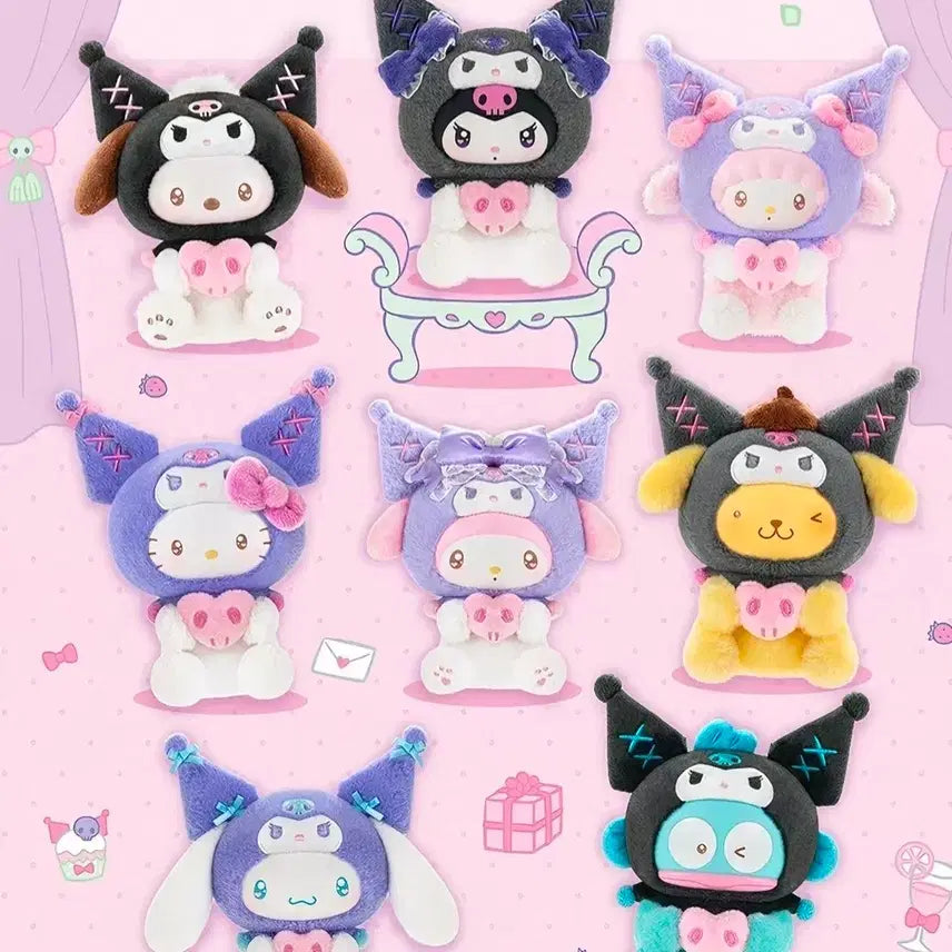 [BUNJANG] Sanrio Plush Keyring Random Item / 예판 산리오 인형 키링 랜덤