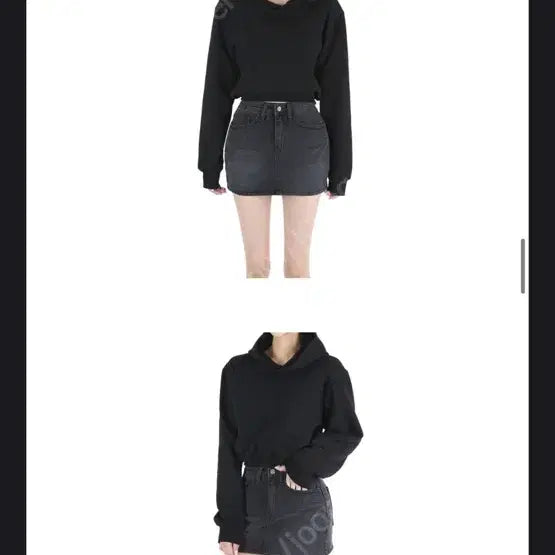 [BUNJANG] Guz Light Hoodie Black / 구즈 라이트 후드티 블랙