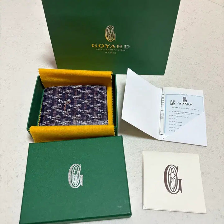 [BUNJANG] Goyard Victoire Card Wallet - Navy / 고야드 빅투아르 카드지갑 네이비 판매