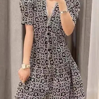 [BUNJANG] Sandro Angeles Embroidered Dress / 새) 산드로 앤젤레스 자수원피스