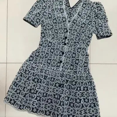 [BUNJANG] Sandro Angeles Embroidered Dress / 새) 산드로 앤젤레스 자수원피스