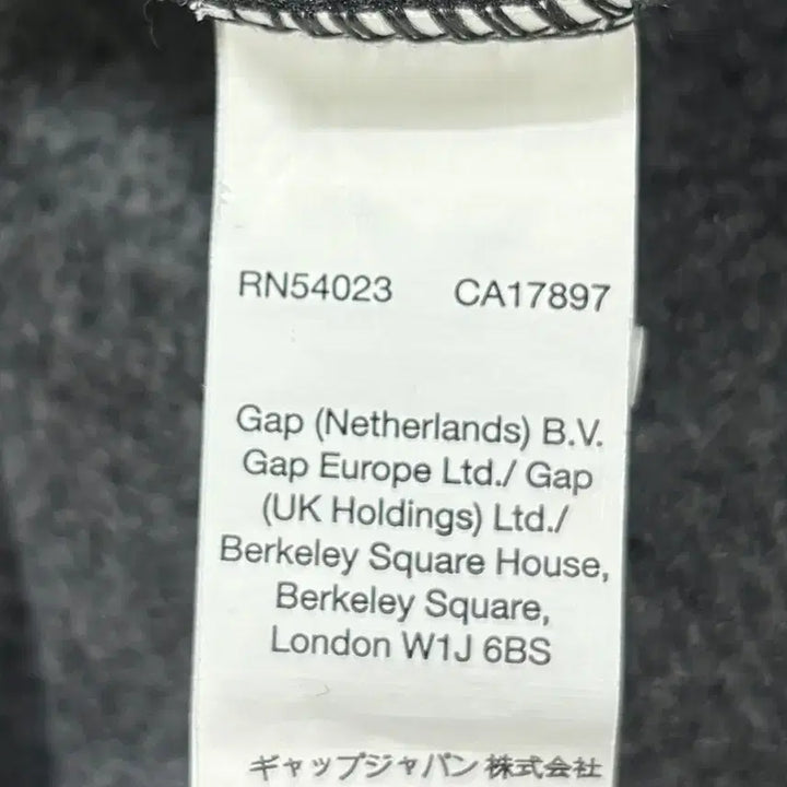 [BUNJANG] GAP Charcoal US Flag Big Logo Hoodie / GAP(갭) 차콜 성조기 빅로고 후드티