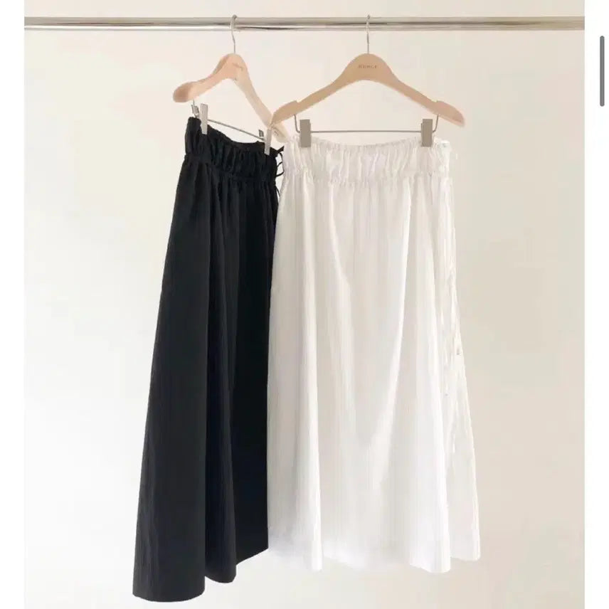 [BUNJANG] OUNCE Drawstring Banded Long Skirt / OUNCE 온스 드로우 밴딩 롱스커트
