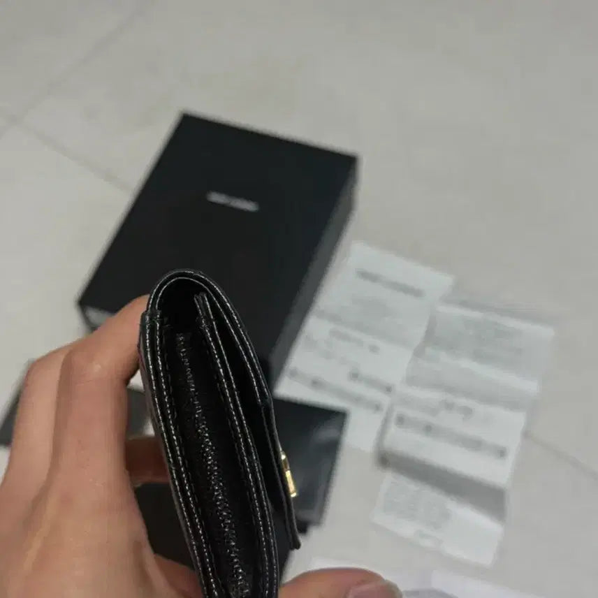 [BUNJANG] Yves Saint Laurent Envelope Bifold Wallet / [정품] 입생로랑 엔벨로프 반지갑(풀구성)