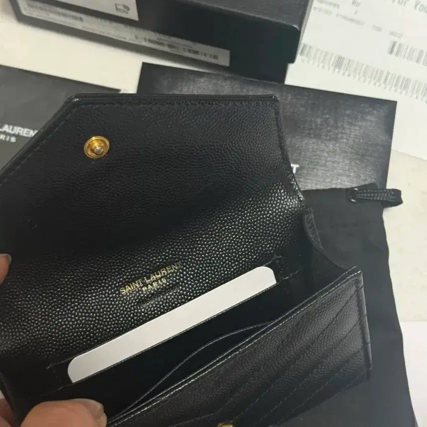 [BUNJANG] Yves Saint Laurent Envelope Bifold Wallet / [정품] 입생로랑 엔벨로프 반지갑(풀구성)