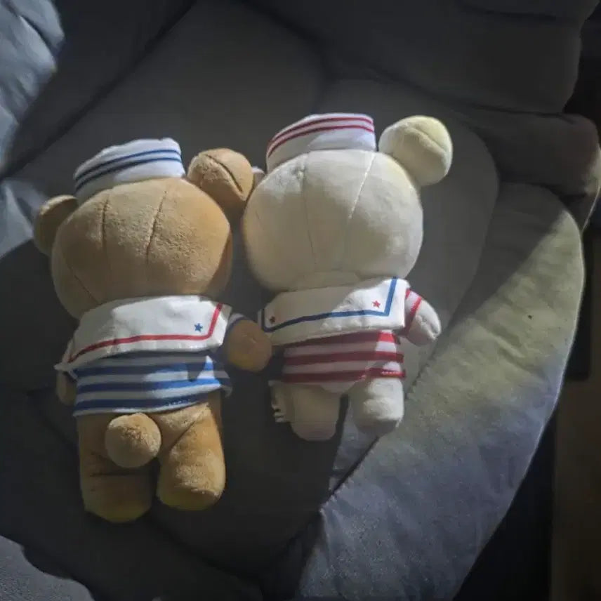 [BUNJANG] Rilakkuma Korilakkuma Marine Outfit Plush Set / 리락쿠마 코리락쿠마 마린 인형 세트