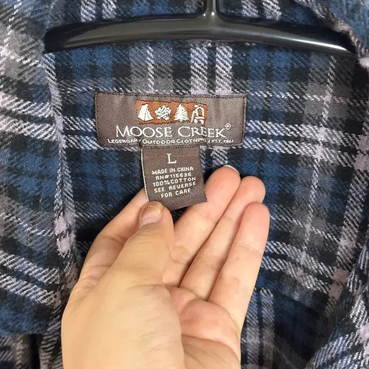[BUNJANG] American Vintage Moose Creek Plaid Flannel Shirt / 아메리칸 빈티지 무스 크릭 플란넬 셔츠