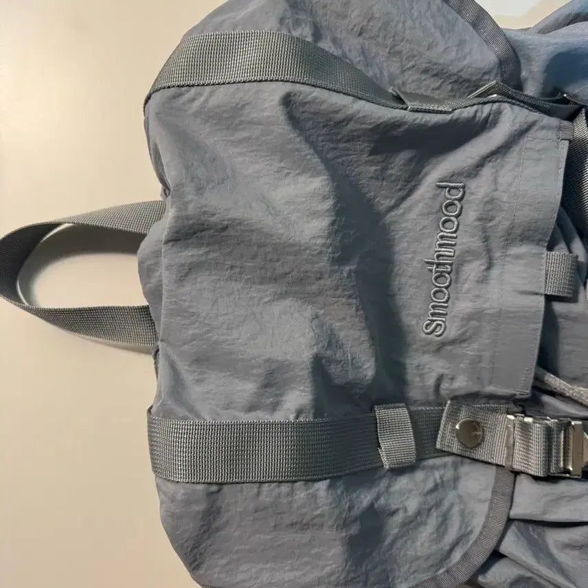 [BUNJANG] Smoothmood Off Duty Backpack Blue Fog / (마지막가격) 스무드무드 오프 듀티 백팩 블루 포그