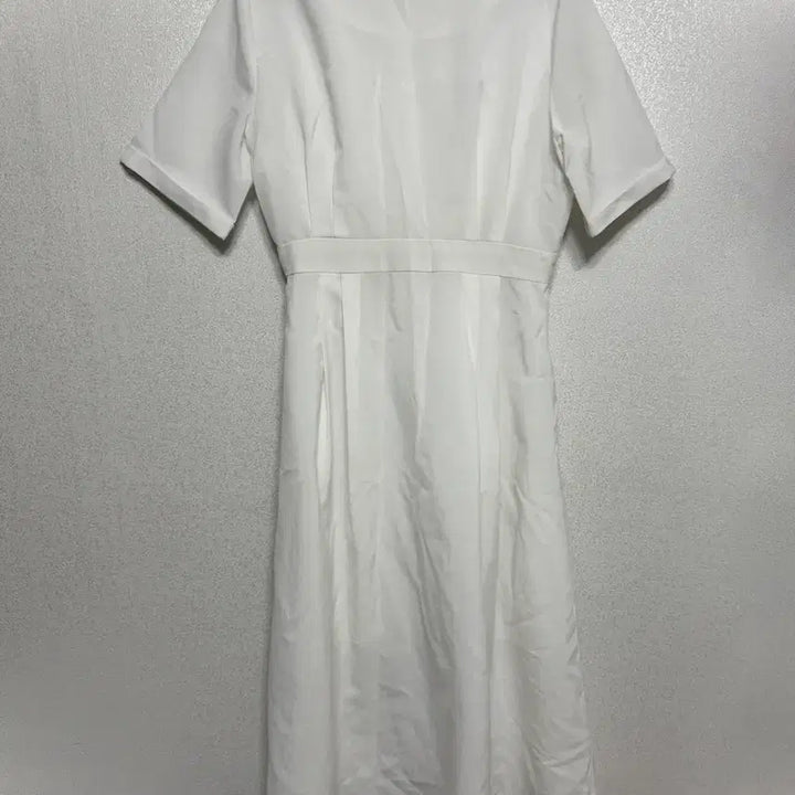 [BUNJANG] White Flare Long Dress for Self Wedding / 66-77 화이트 반팔 플레어 롱 원피스 셀프웨딩 브라이덜샤워 휴양지룩