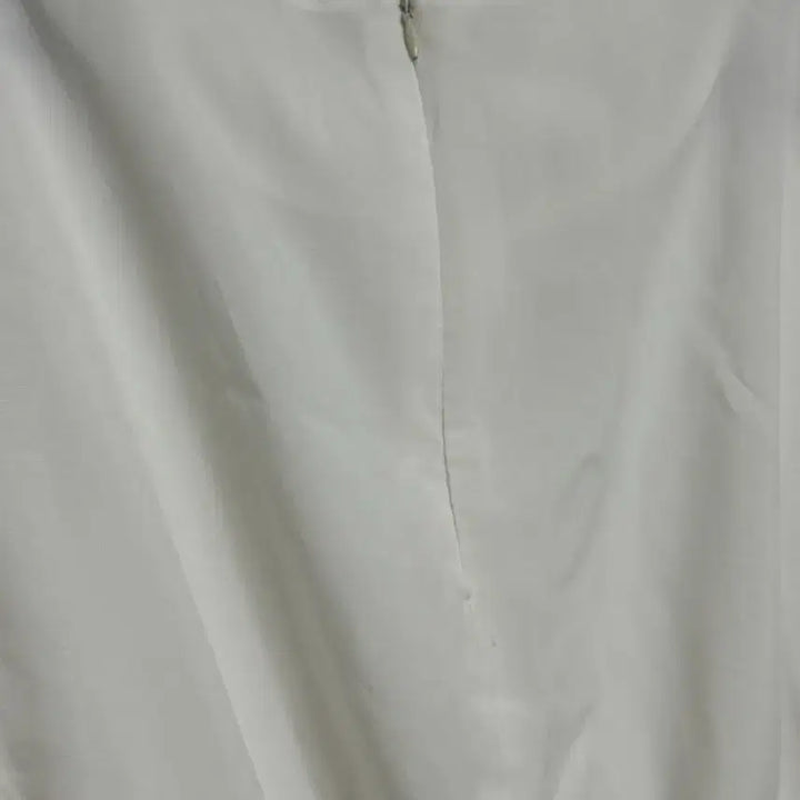 [BUNJANG] White Flare Long Dress for Self Wedding / 66-77 화이트 반팔 플레어 롱 원피스 셀프웨딩 브라이덜샤워 휴양지룩