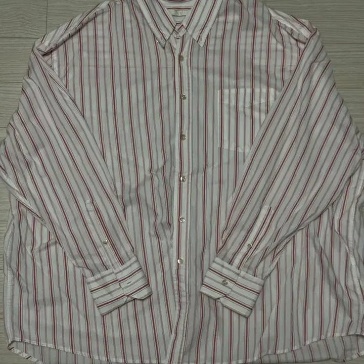 [BUNJANG] Our Legacy Borrowed BD Shirt Pink Stripe 48 / 아워레거시 버로우드 bd 셔츠 핑크 스트라이프 48