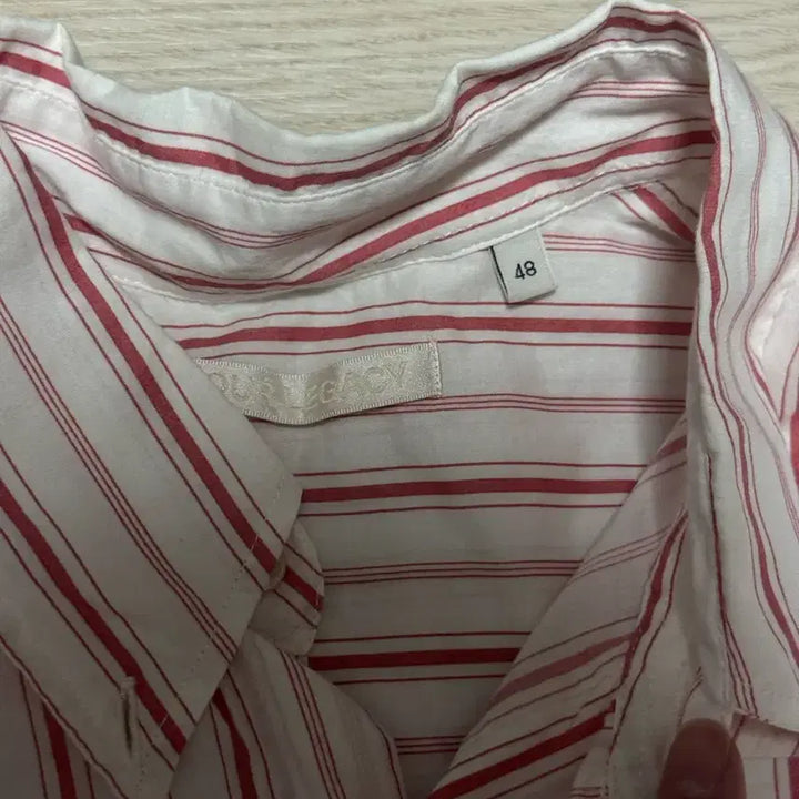 [BUNJANG] Our Legacy Borrowed BD Shirt Pink Stripe 48 / 아워레거시 버로우드 bd 셔츠 핑크 스트라이프 48
