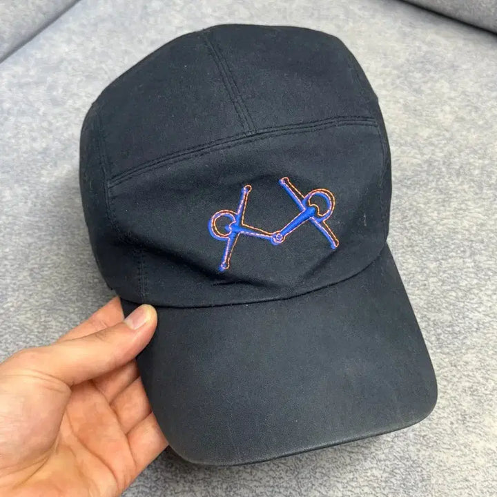 [BUNJANG] Hermes Cotton Ball Cap Black / 에르메스 코튼 볼캡 모자 블랙
