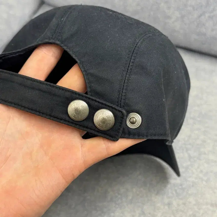 [BUNJANG] Hermes Cotton Ball Cap Black / 에르메스 코튼 볼캡 모자 블랙