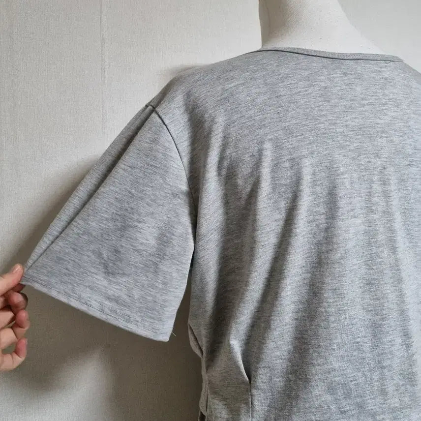 [BUNJANG] Gray T-shirt and Shorts Set / 회색 반팔 티셔츠 반바지 세트