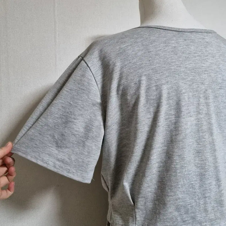 [BUNJANG] Gray T-shirt and Shorts Set / 회색 반팔 티셔츠 반바지 세트