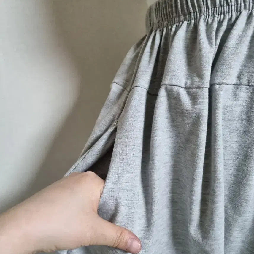 [BUNJANG] Gray T-shirt and Shorts Set / 회색 반팔 티셔츠 반바지 세트