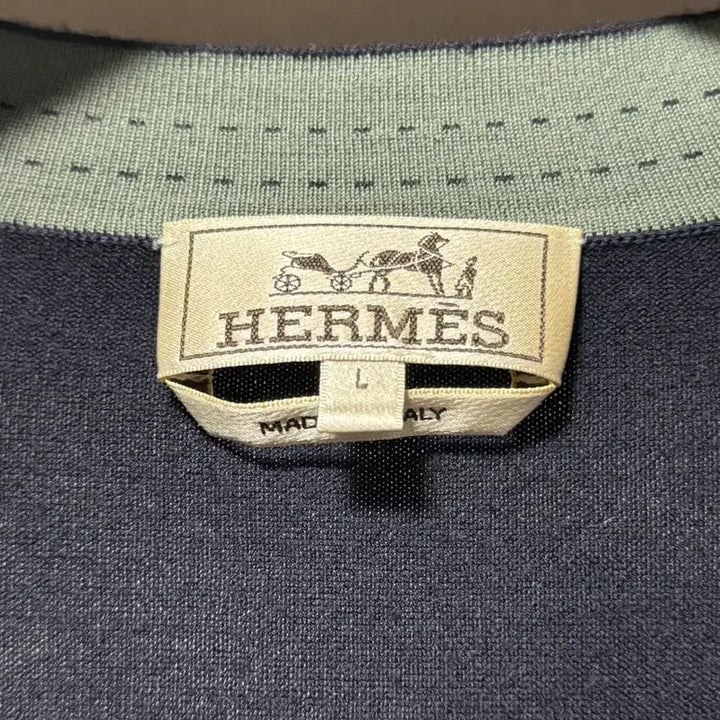 [BUNJANG] Hermes Wool Cardigan Navy L / 에르메스 울 가디건 네이비 L