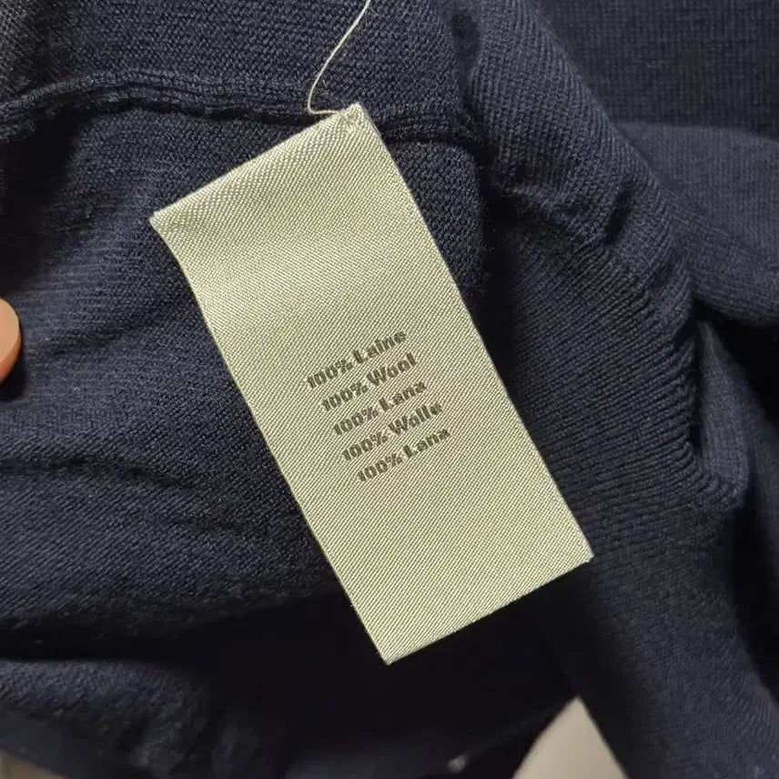 [BUNJANG] Hermes Wool Cardigan Navy L / 에르메스 울 가디건 네이비 L
