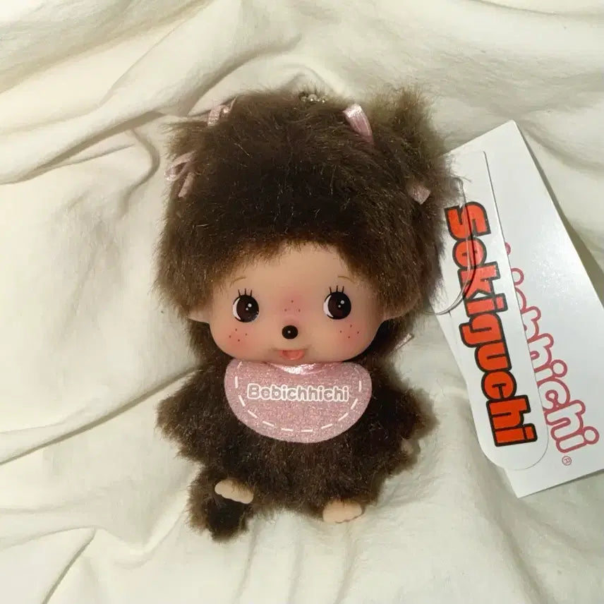 [SOLD OUT] Monchhichi 몬치치 베비치치 여아 빅헤드 키링