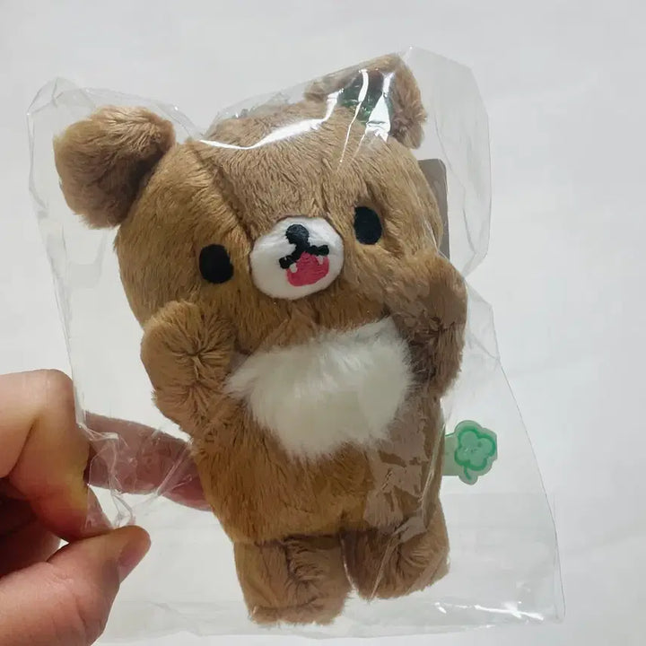 [BUNJANG] San-X Chairoikoguma Kumaqndays Clover Keyring / 산엑스 차이로이코구마 쿠마큥데이즈 클로버 키링