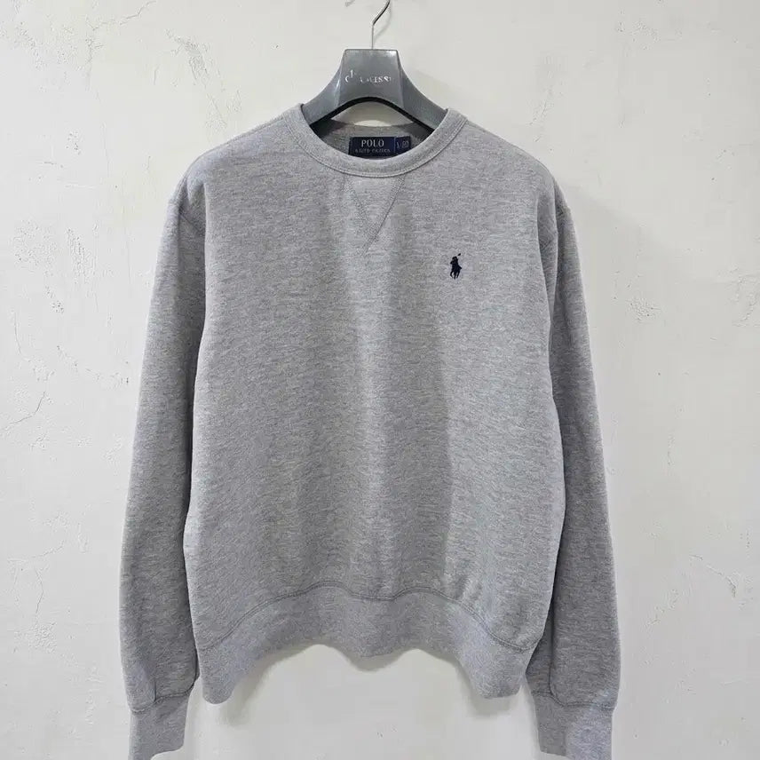 [BUNJANG] Polo Ralph Lauren Gray Sweatshirt / 폴로 랄프로렌 맨투맨 그레이 L