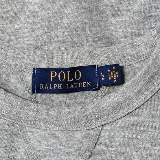 [BUNJANG] Polo Ralph Lauren Gray Sweatshirt / 폴로 랄프로렌 맨투맨 그레이 L