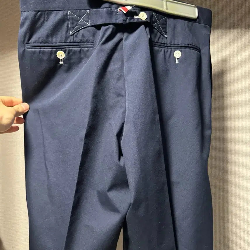 [BUNJANG] Thom Browne Navy Shorts 3 / 톰브라운 반바지 네이비 3