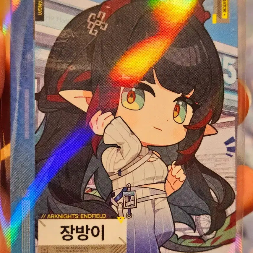 [SOLD OUT] 명일방주 엔드필드 gs25 콜라보 장방이 포토카드 세트