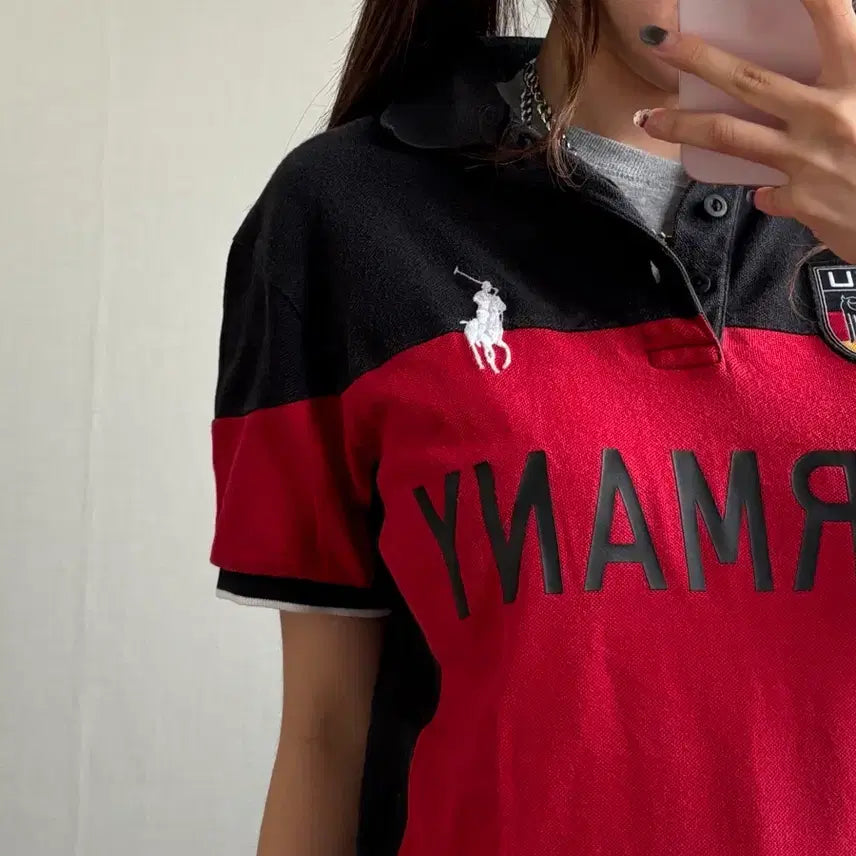 [BUNJANG] Polo Germany Collar Shirt S Size / 무배)폴로 독일 카라티 S
